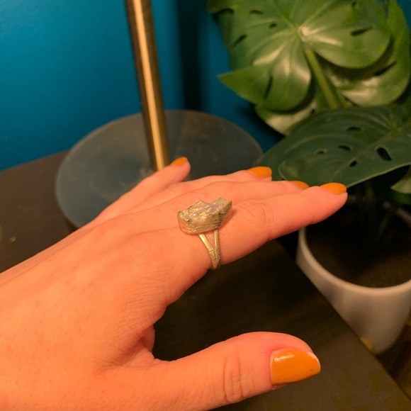 Gem Sterling Silver Ring size 6 - Picture 3 of 4